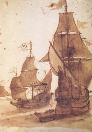 Claude Lorrain Two Frigates (mk17)